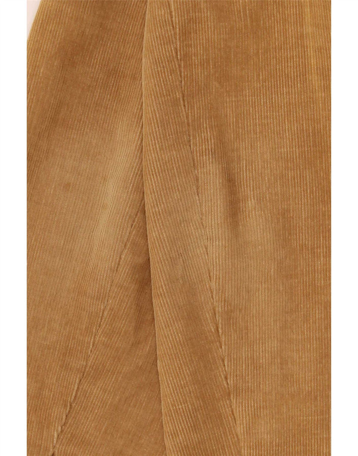 Zara Veste blazer en velours côtelé à 2 boutons pour femme UK 10 Petit coton beige