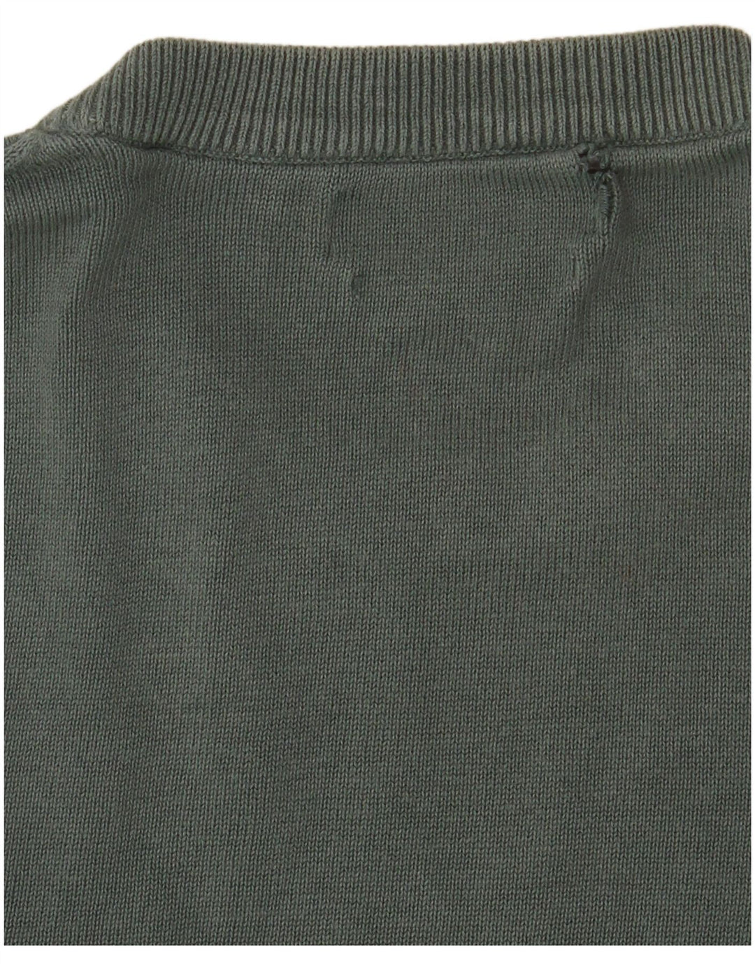 Marks & Spencer Pull Col Rond Homme Vert Moyen Coton