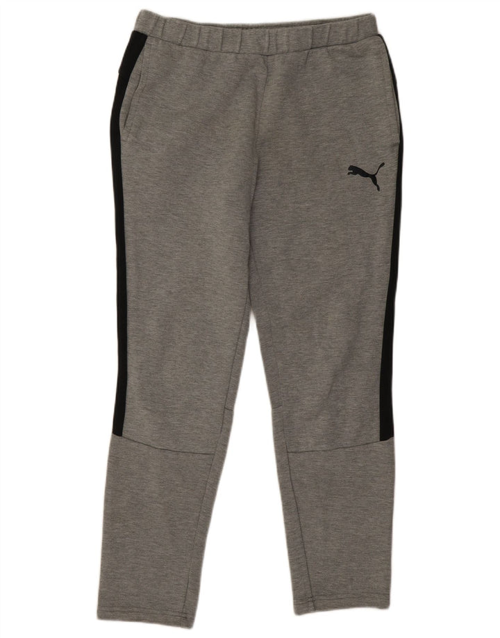 Puma Pantalon de Survêtement Homme Gris Moyen Colourblock Cotton
