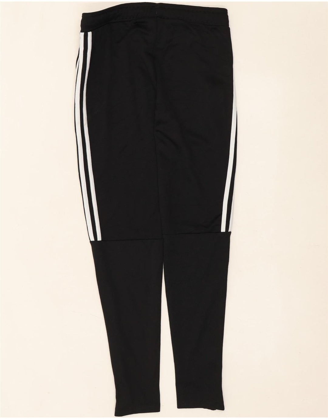 Adidas Pantalon de survêtement pour femme UK 8/10 Small Noir Polyester