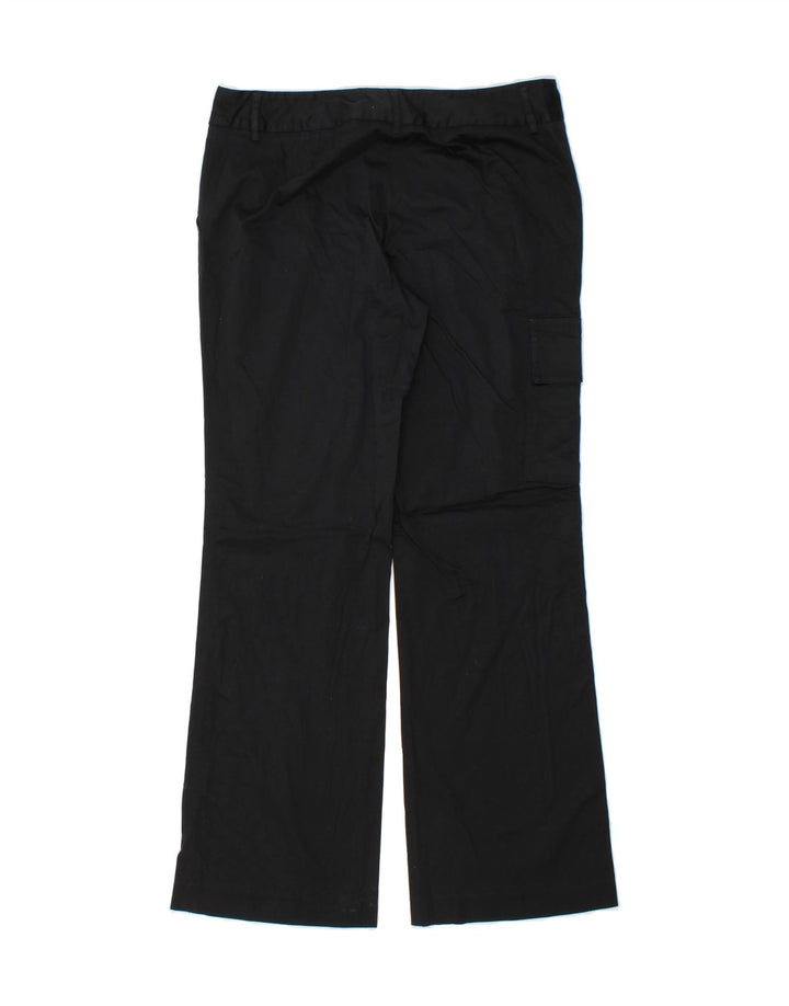 MOSSIMO Womens Straight Cargo Trousers US 8 Medium W30 L32 Black Cotton Vintage Mossimo and Second-Hand Mossimo from Messina Hembry 