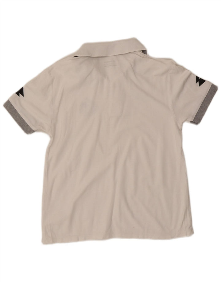 Lotto Polo Graphique Homme Blanc Moyen