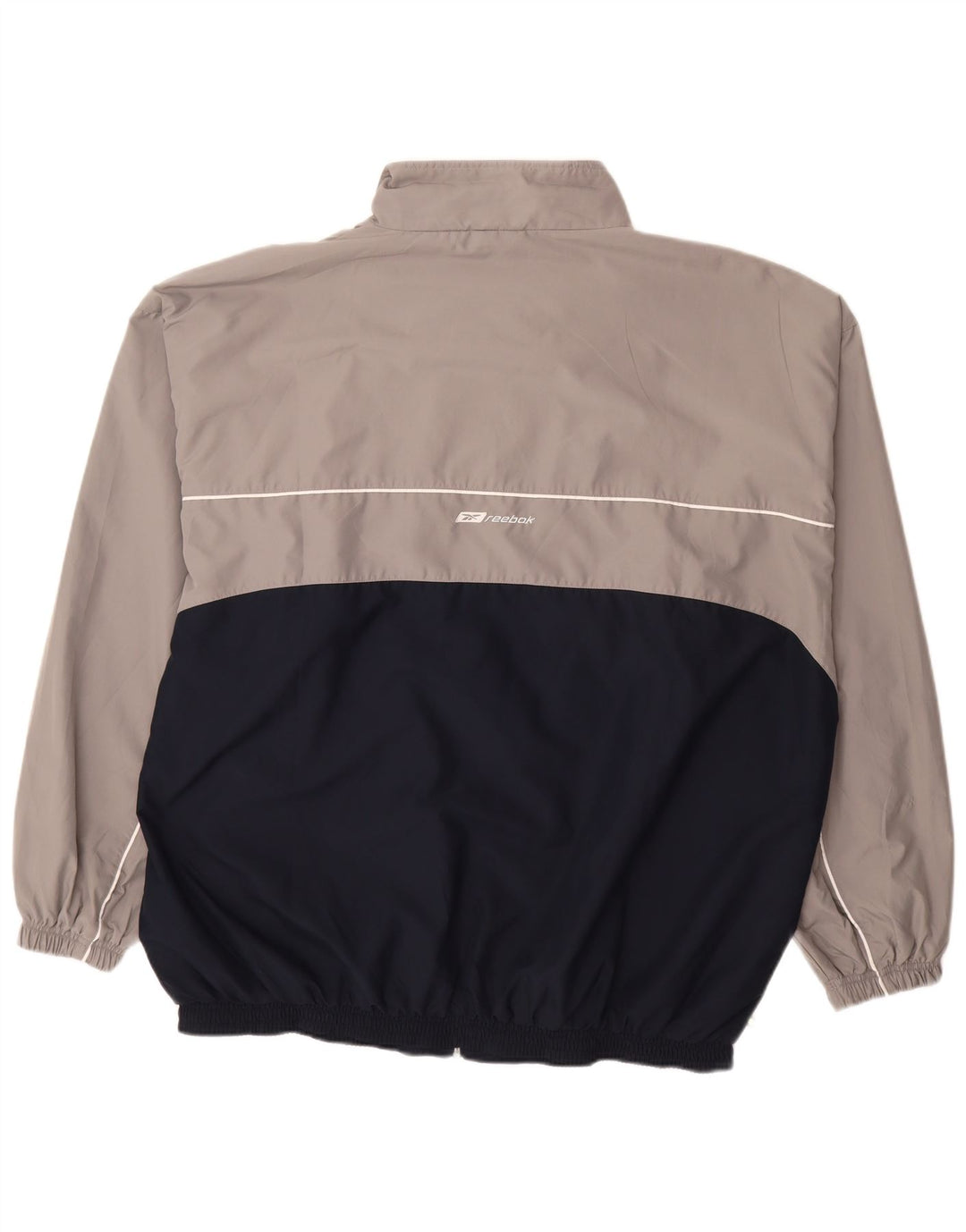 REEBOK Veste de survêtement pour homme 2XL Gris Colorblock Polyester