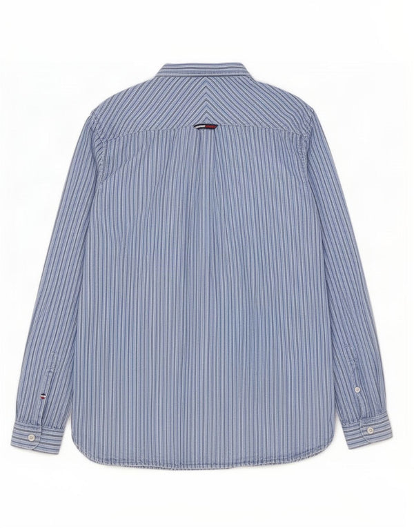 Tommy Hilfiger Chemise Homme Large Bleu Rayure Coton