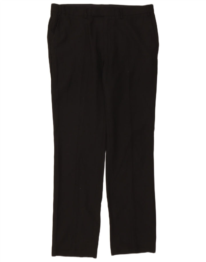 Marks & Spencer Pantalon de costume coupe slim pour homme W34 L32 Noir