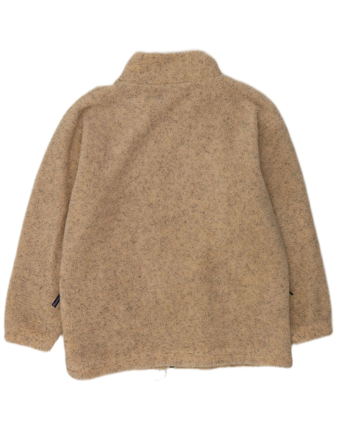 veste polaire homme vintage UK 42 XL Beige Moucheté Polyester