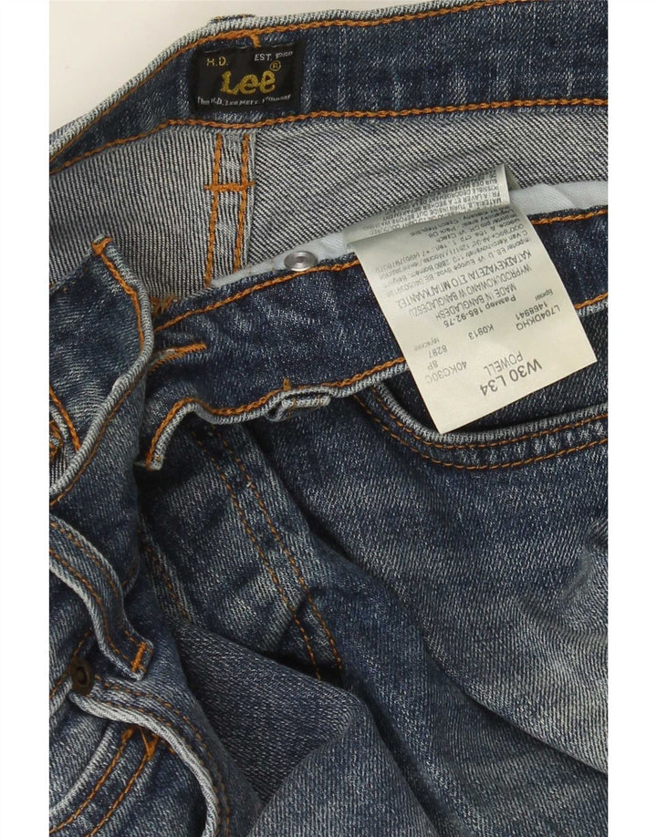 Lee Jean Powell Slim W30 L28 Homme Bleu Coton