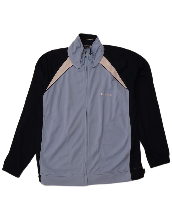 CHAMPION Veste de Survêtement Homme Grand Bleu Colorblock