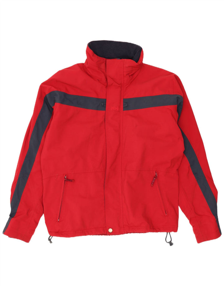 HELLY HANSEN Veste coupe-vent pour homme UK 38 Medium Red Colourblock Nylon