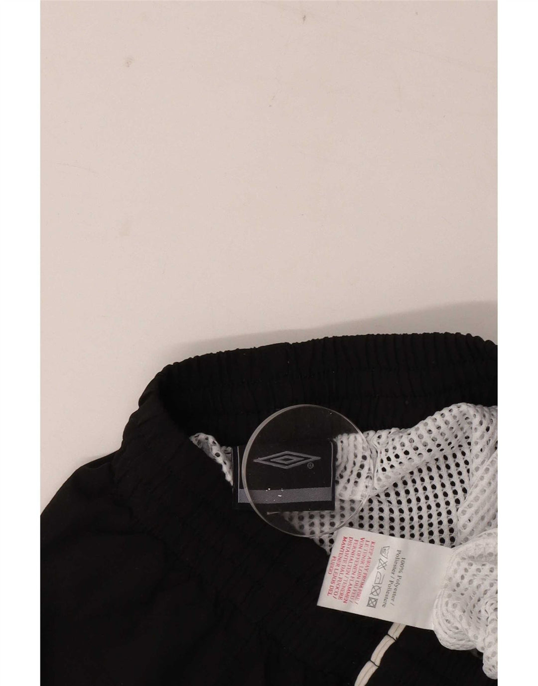 Umbro Short de Sport Graphique Homme Noir Moyen Polyester