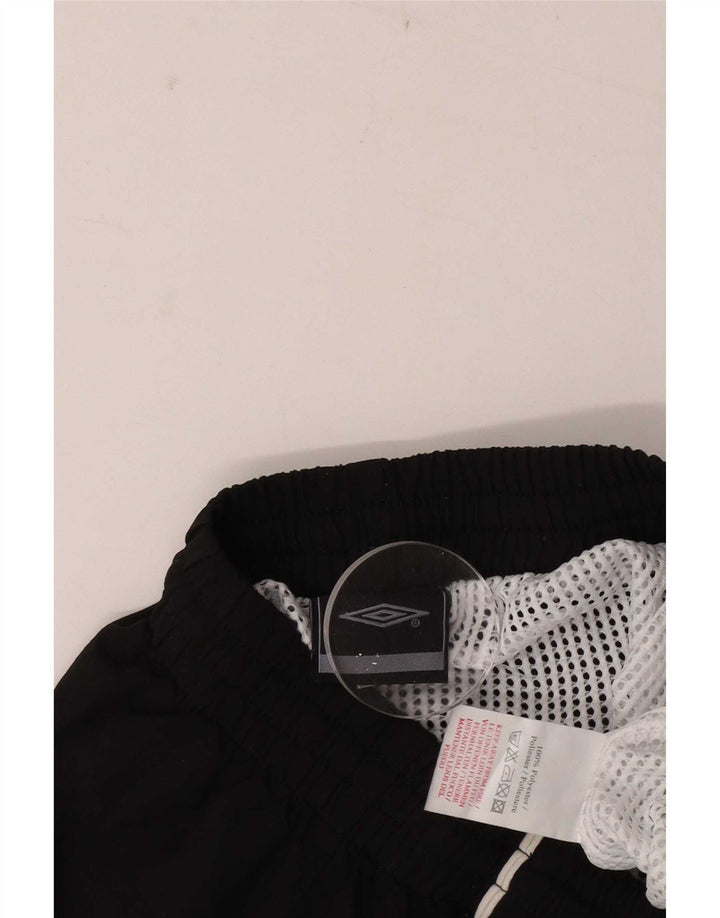 Umbro Short de Sport Graphique Homme Noir Moyen Polyester