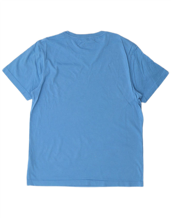 Hurley T-Shirt Graphique Homme Bleu Moyen Coton