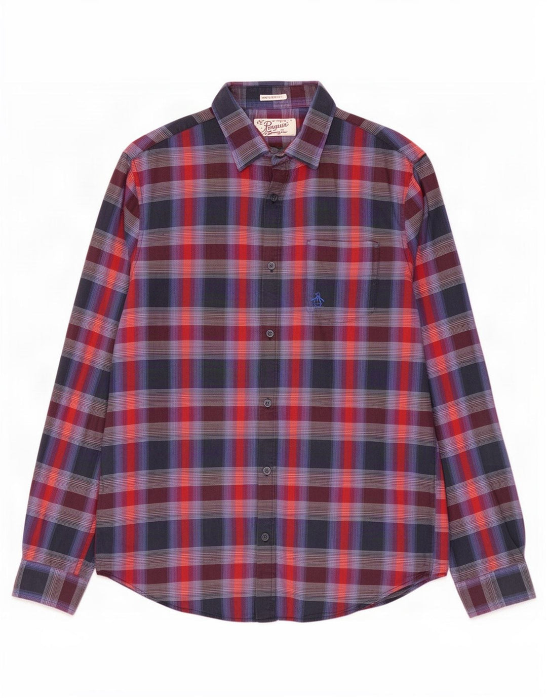 Penguin Chemise Slim Fit Heritage Homme Multicolore à Carreaux