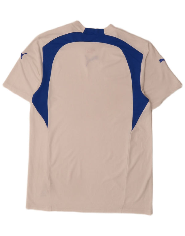 Puma T-Shirt Homme Haut Petit Blanc Colorblock Polyester