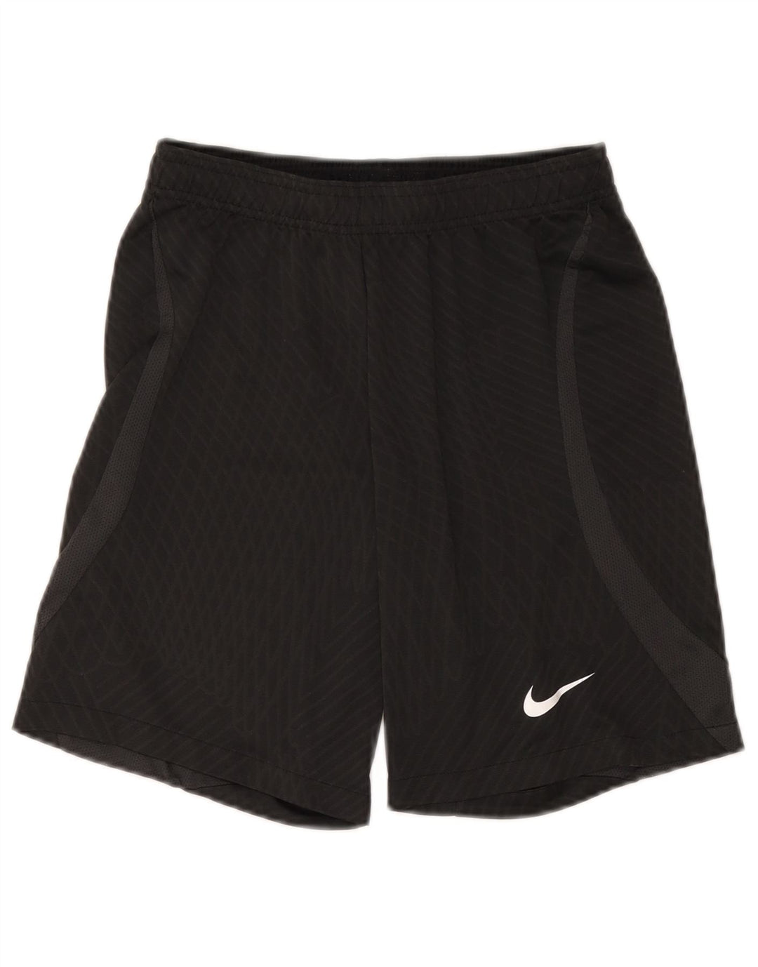 Nike Short de sport Dri Fit Slim Fit pour homme en polyester à petits carreaux noirs