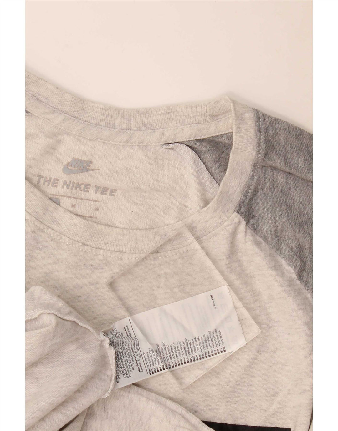 Nike T-Shirt Graphique Homme Gris Moyen Colourblock