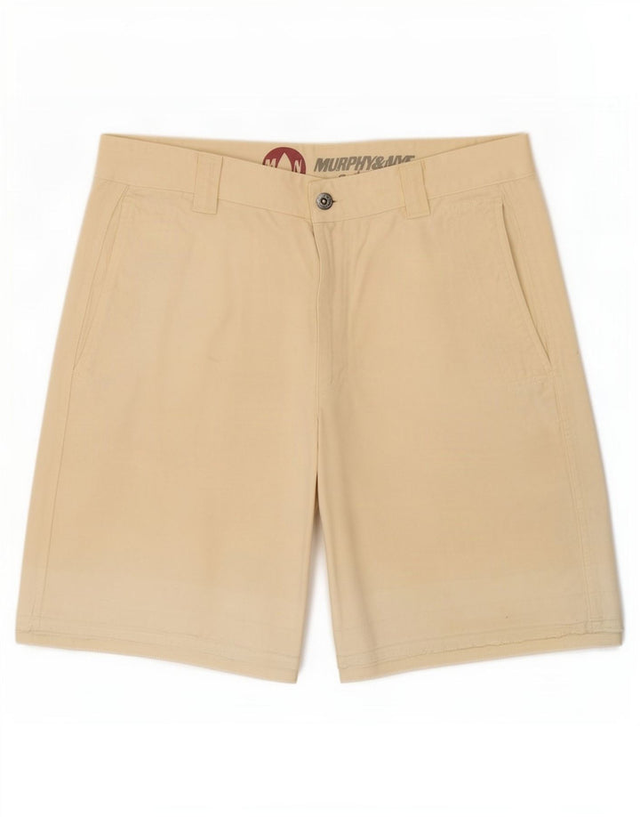 Murphy & Nye Short Chino Homme Moyen W33 Beige Coton