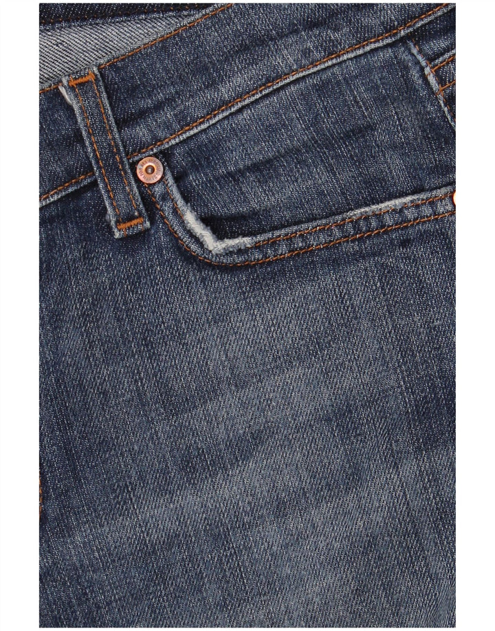 7 For All Mankind Jean Bootcut Femme W31 L30 Bleu Coton