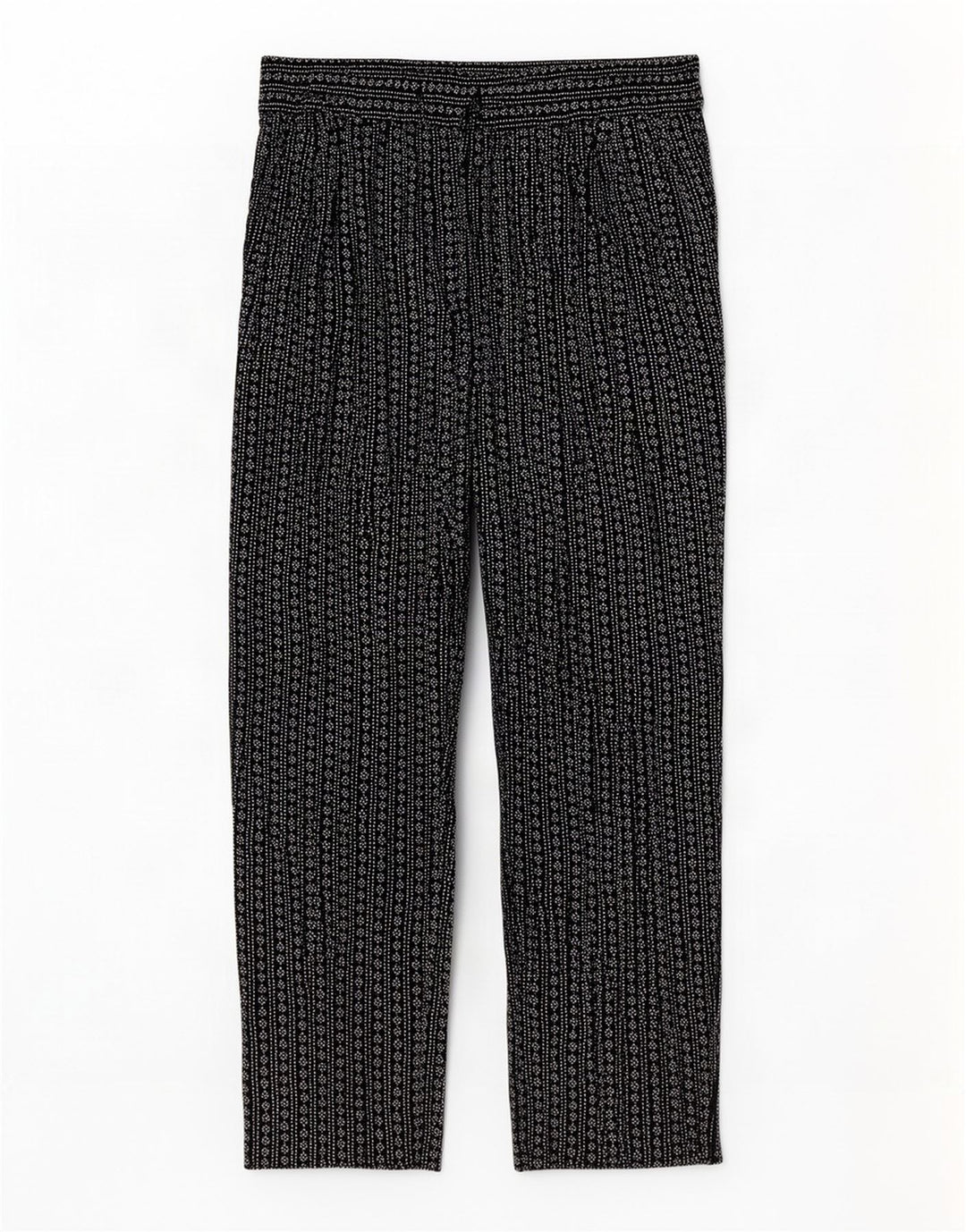 Marks & Spencer Pantalon court à motif abstrait pour femme UK 14 Large W34 L2