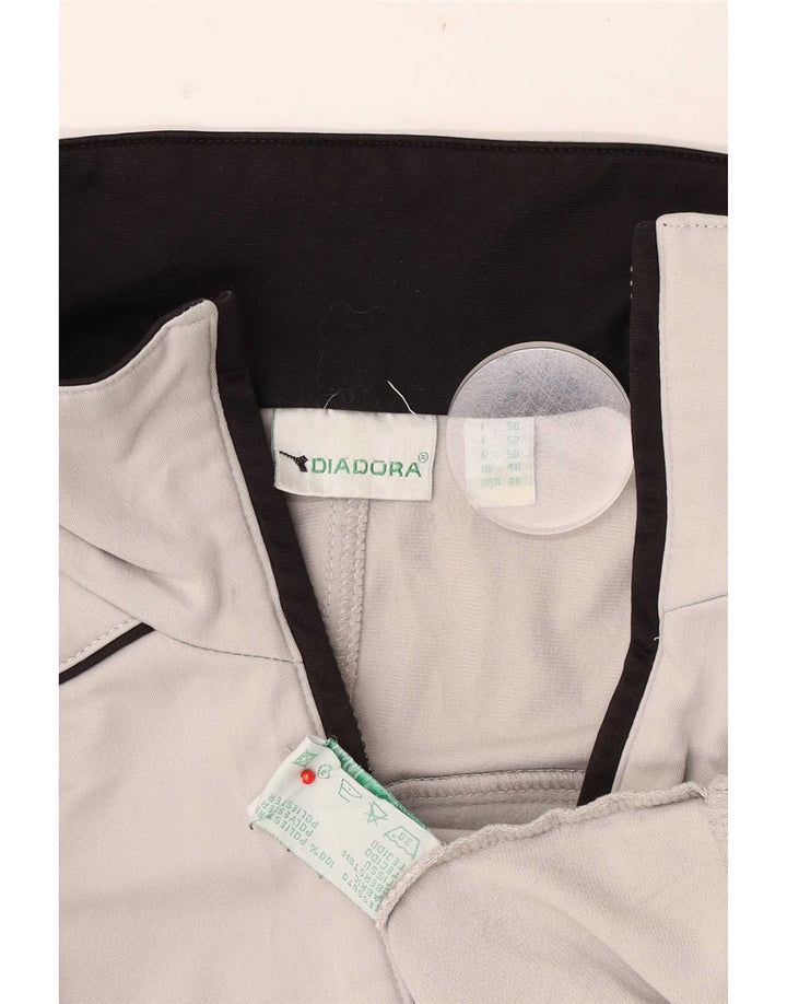 Diadora Veste de survêtement pour homme UK 40 Gris moyen Polyester