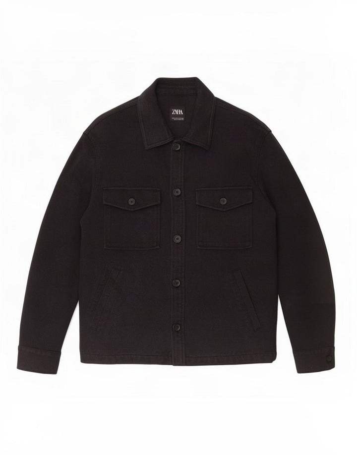 Zara Veste utilitaire pour homme UK 38 Bleu marine moyen
