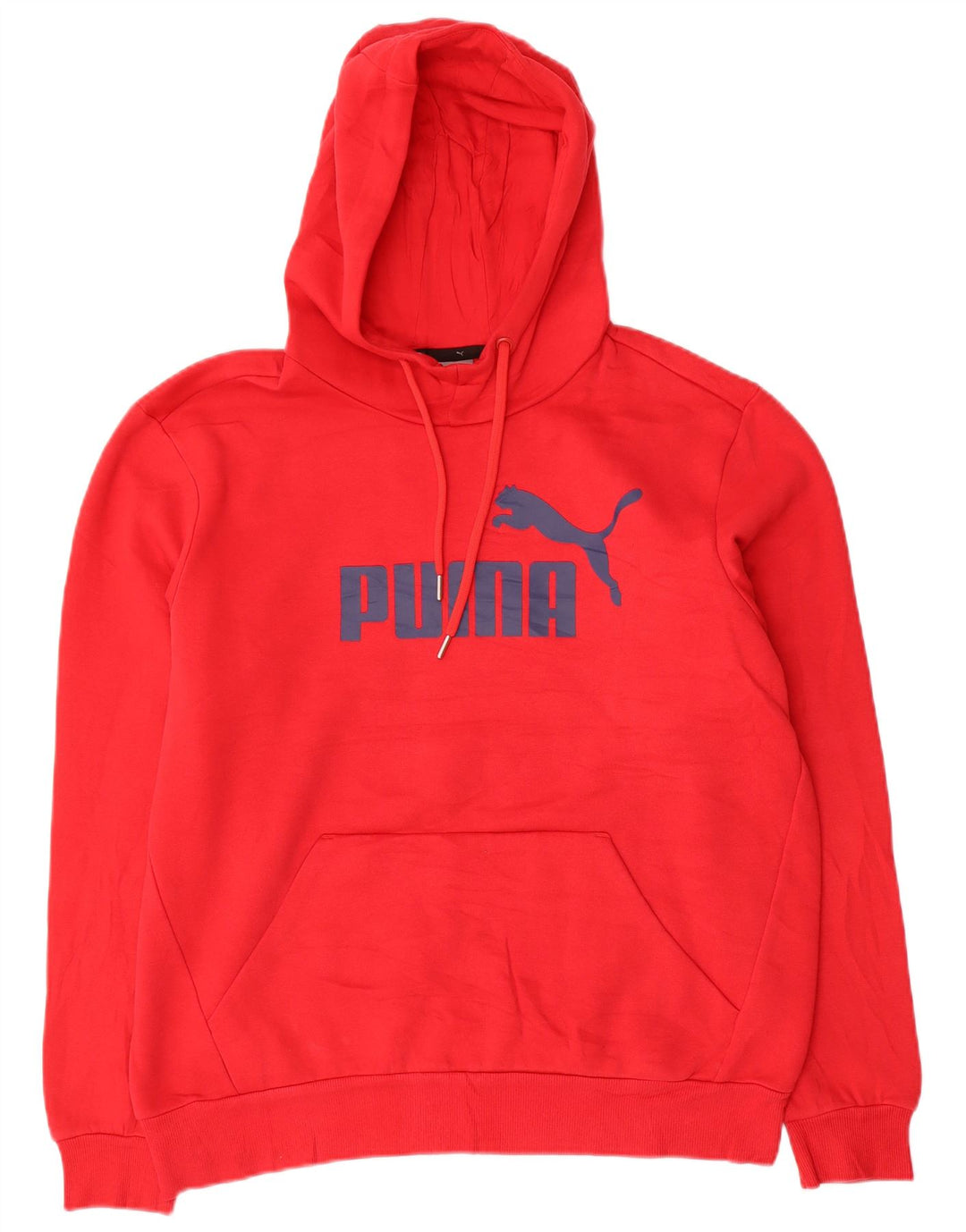 Puma Pull à Capuche Graphique Homme Rouge Moyen Coton