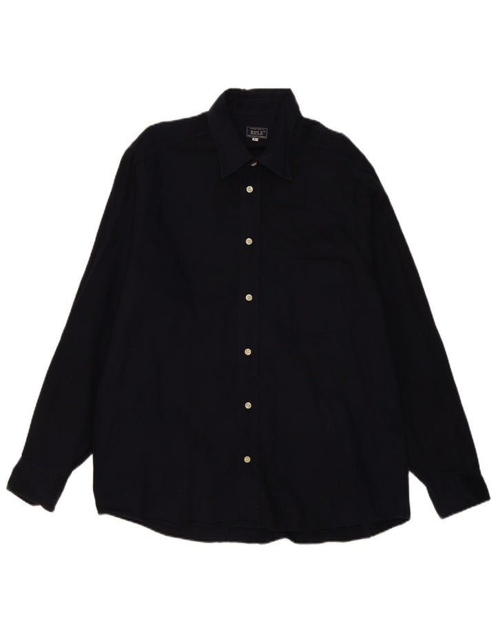 Chemise Homme Rifle Large Bleu Marine Coton