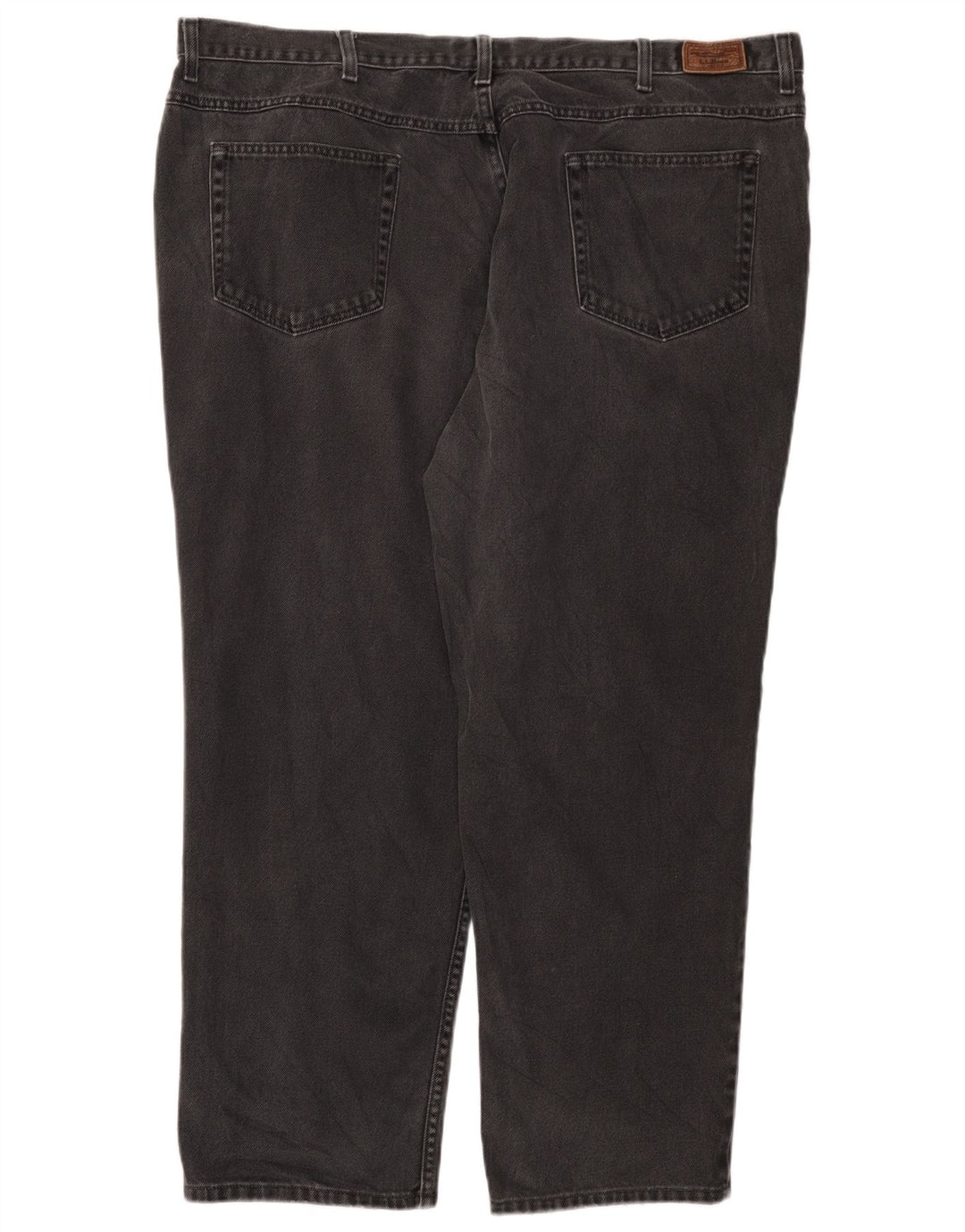 L.L.BEAN Jean droit coupe classique pour homme W46 L30 coton noir
