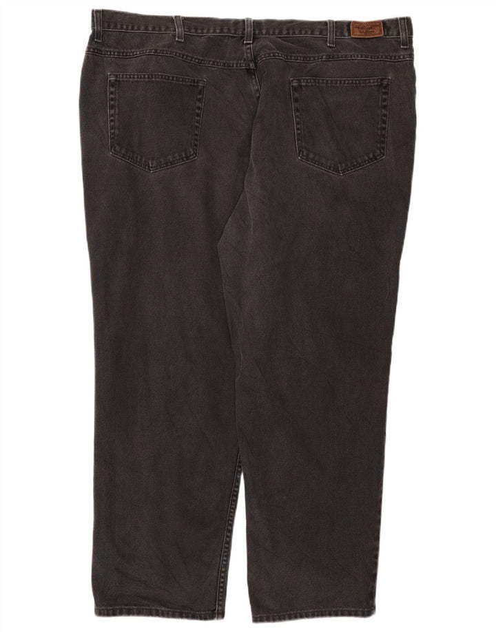 L.L.BEAN Jean droit coupe classique pour homme W46 L30 coton noir