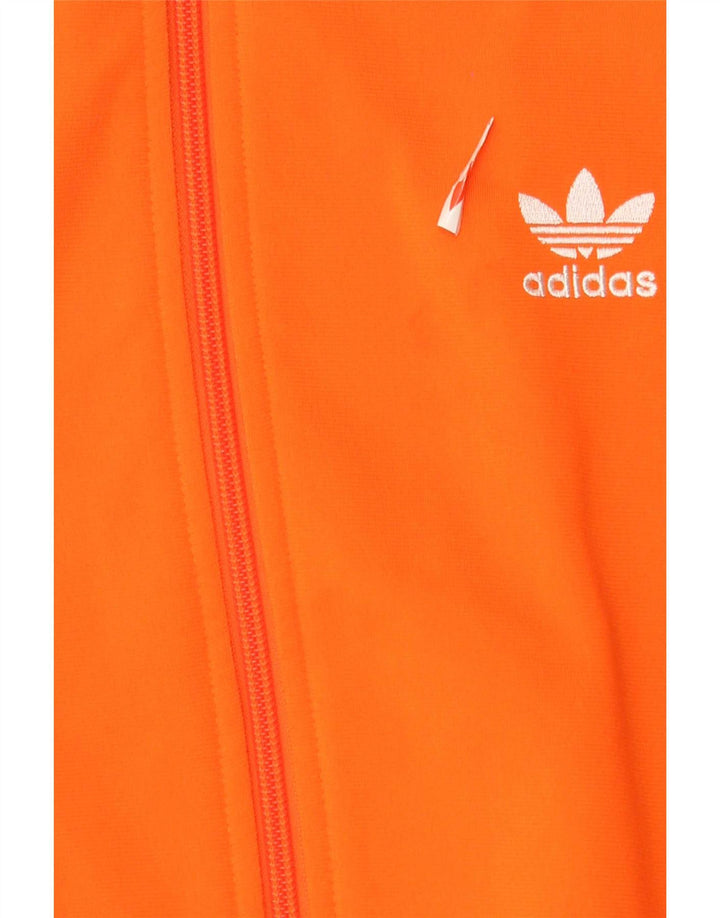 Adidas Veste de survêtement pour homme Orange moyen Polyester