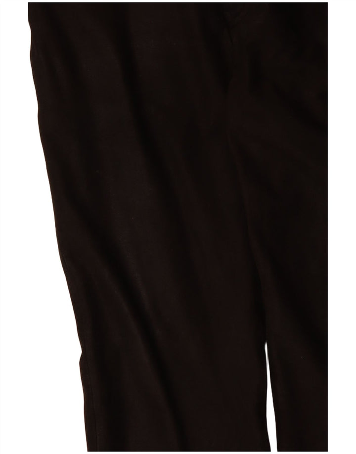 CHEVIREX Pantalon droit en cuir pour homme W40 L33 Cuir marron