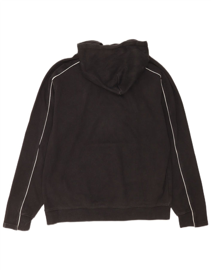 Asics Sweat à capuche pour homme en coton noir moyen