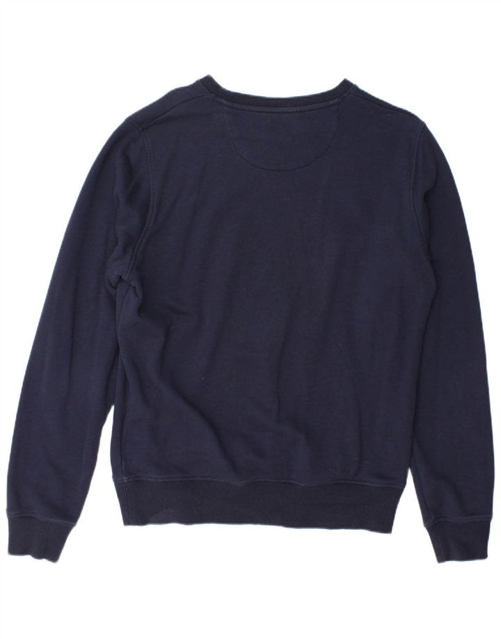 Gant Homme Sweatshirt Jumper Large Bleu Marine Coton