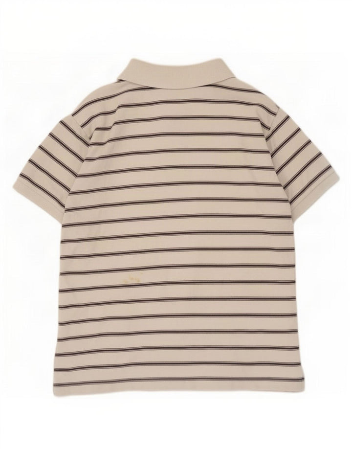 Invicta Polo Homme IT 48 Coton Rayé Blanc Moyen
