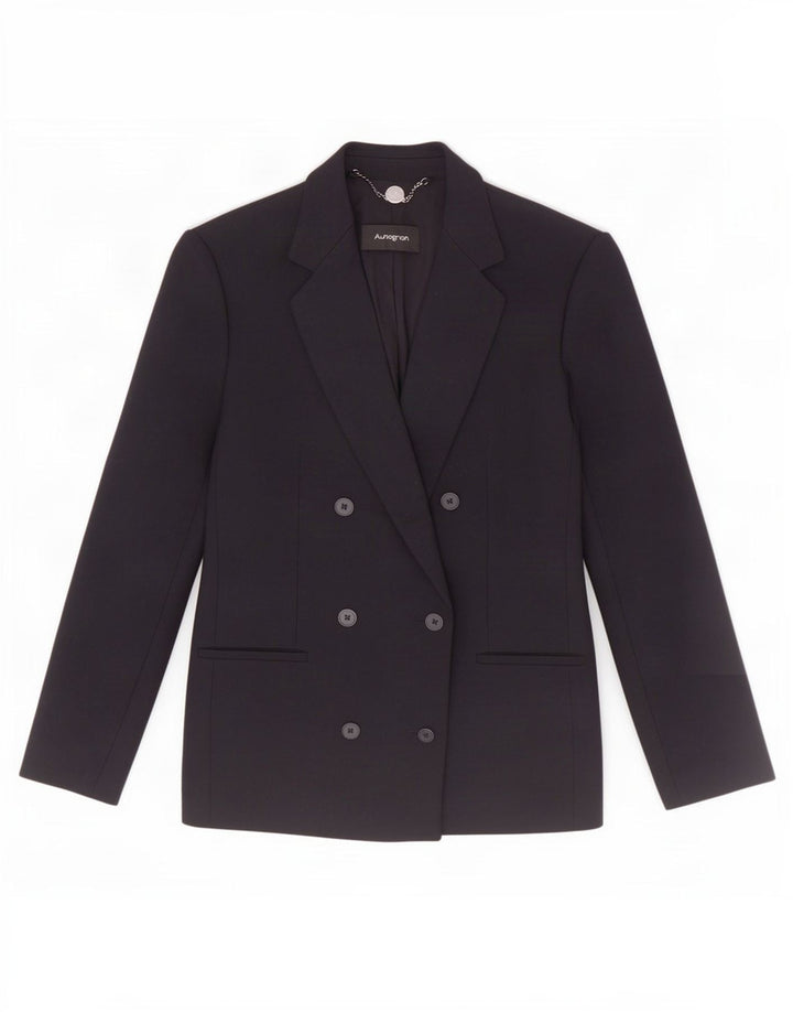 Marks & Spencer Veste blazer autographe pour femme UK 8 Small Bleu marine