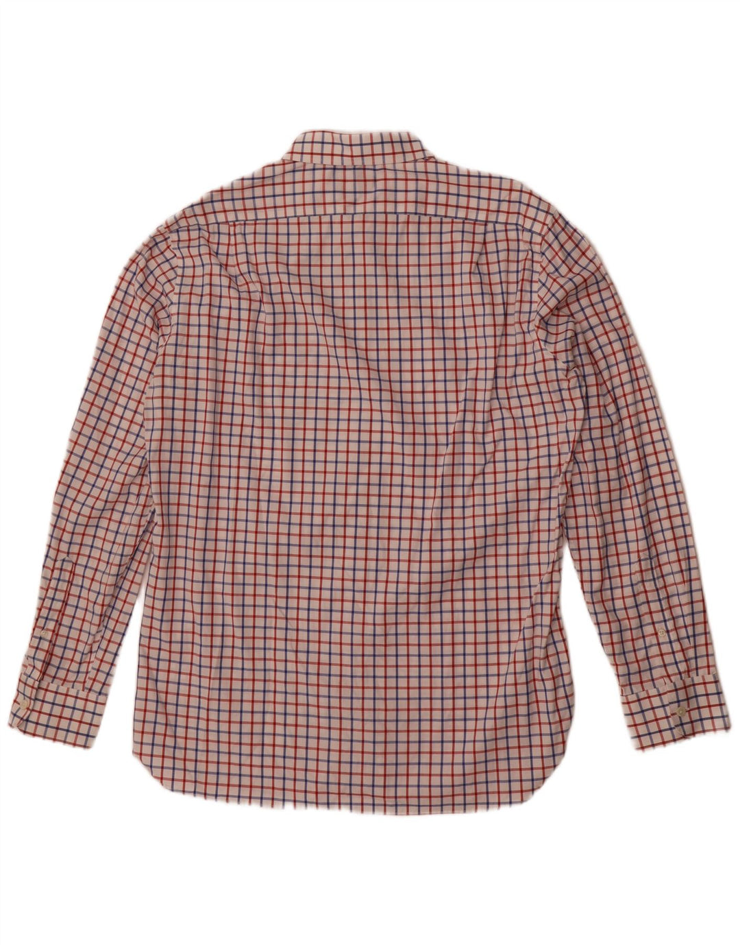 J. Crew Chemise Thompson pour homme Taille 16 16 1/2 Grand carreaux blancs