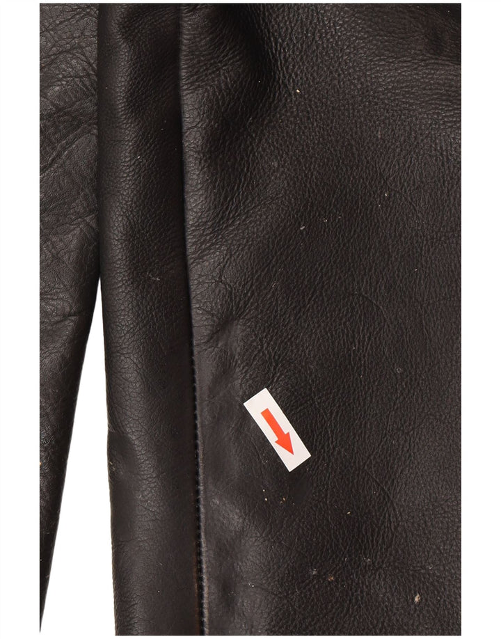 Heros By Held Pantalon en cuir pour homme W32 L30 Cuir noir