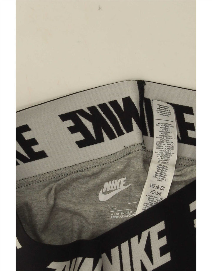 Nike Legging graphique pour femme UK 10 Coton color block gris moyen