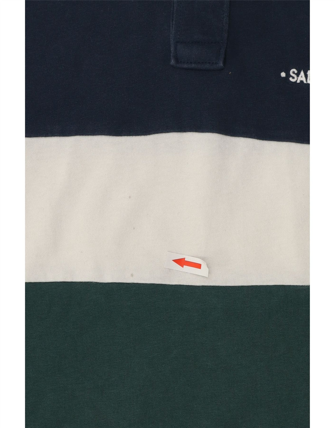 Crew Clothing Polo Homme Bleu Moyen Colourblock Coton