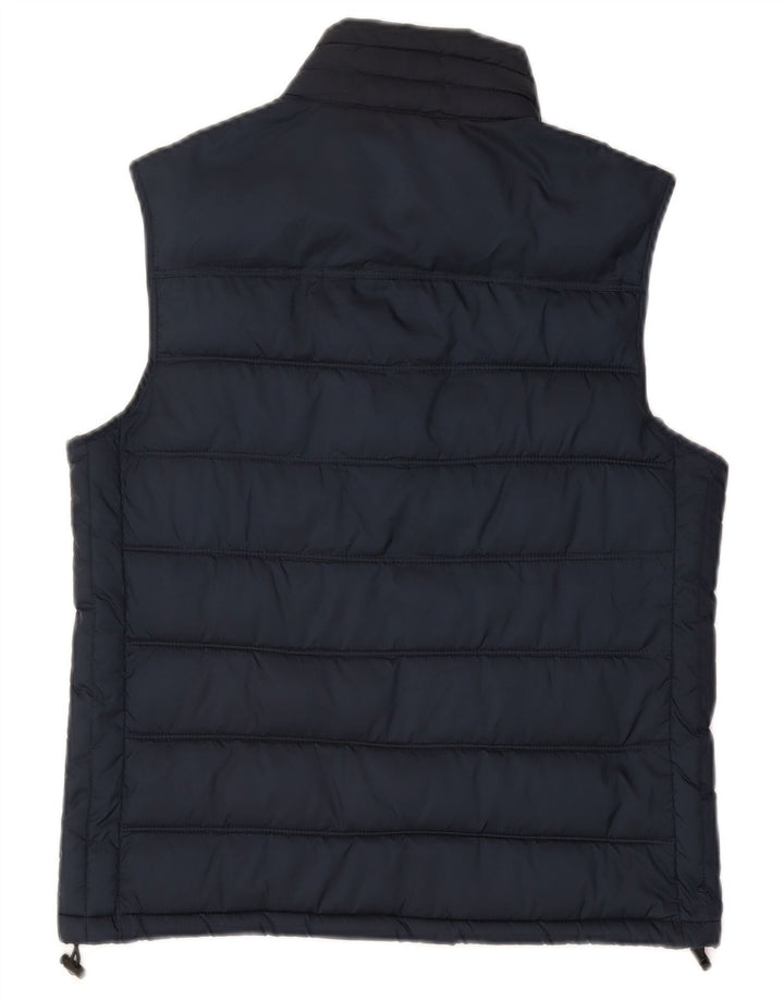 Zara Gilet rembourré pour homme UK 38 Bleu marine moyen Polyester
