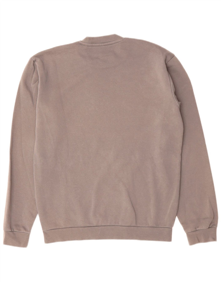 Adidas Sweat-Shirt Homme Gris Moyen Coton