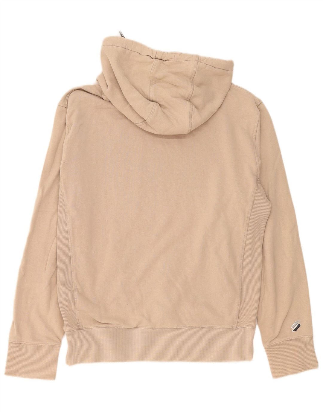 Superdry Pull à capuche graphique pour homme Petit Beige