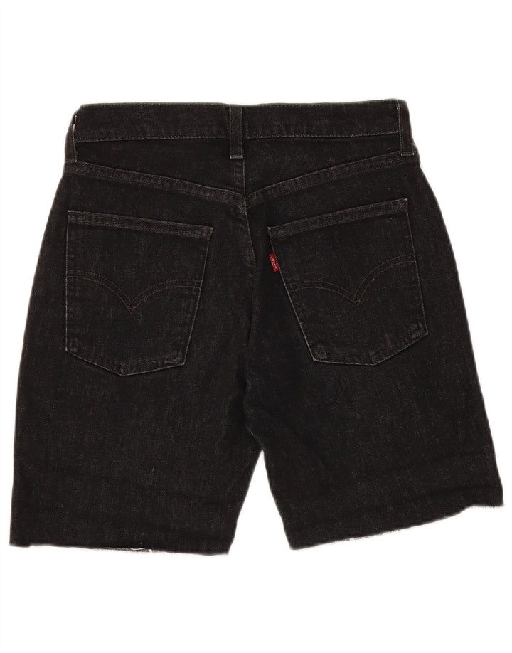 LEVI'S Short en Jean 525 Femme W28 Coton Noir Moyen