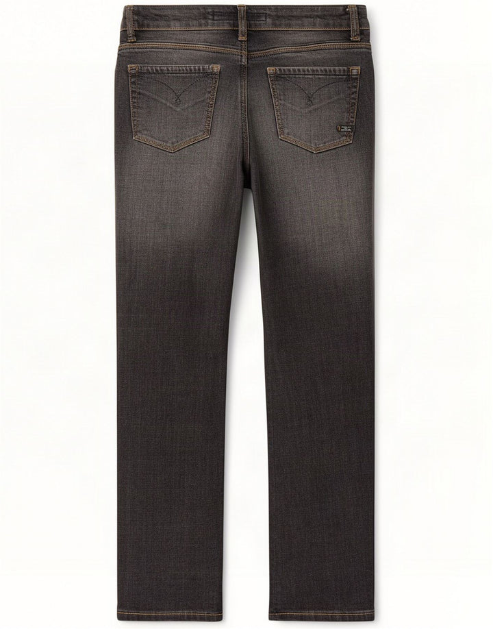 Massimo Dutti Jean droit femme W30 L30 Gris Coton