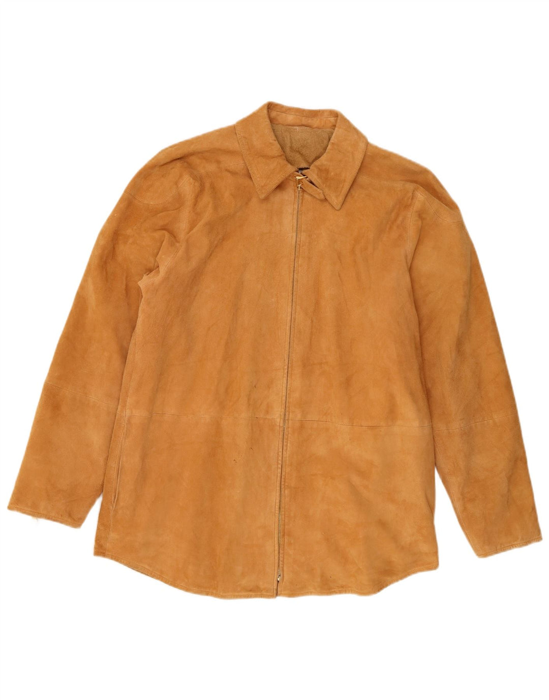 Escada Veste en daim pour femme UK 14 Cuir marron moyen