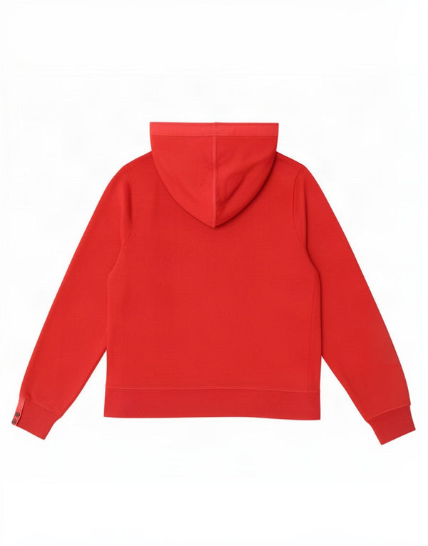 Champion Pull à capuche zippé graphique pour homme XL Rouge Coton