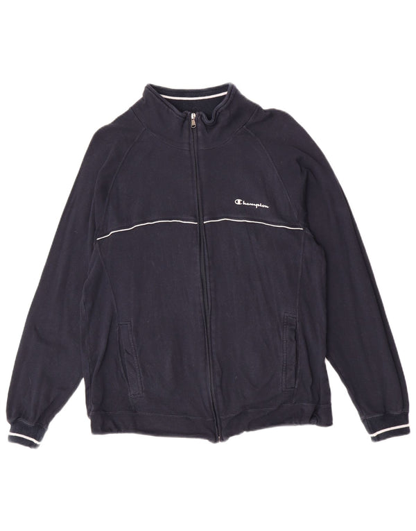 Champion Veste de Survêtement Homme Petit Bleu Marine Coton Sports