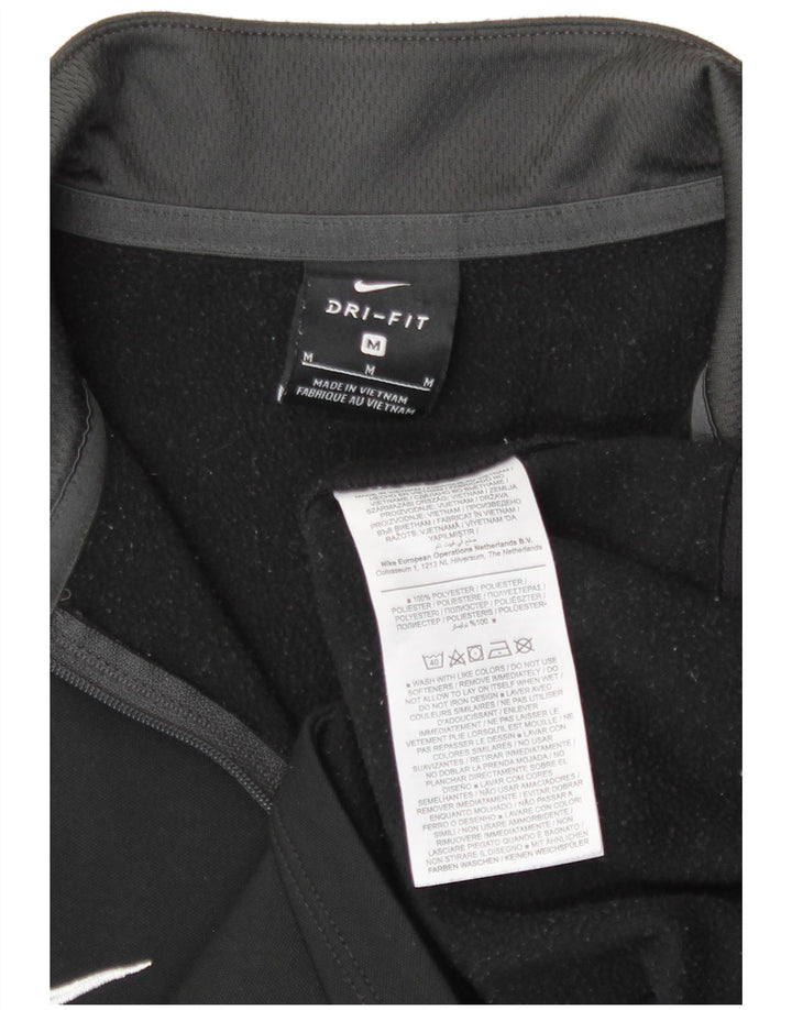 Haut de survêtement Nike pour homme en polyester color block noir moyen