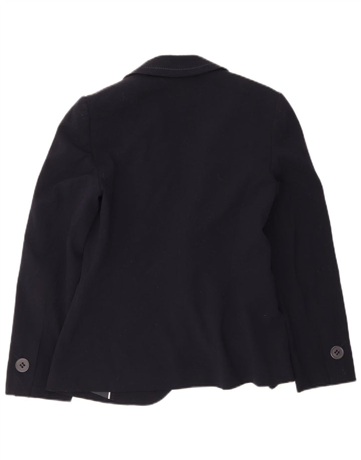Marks & Spencer Veste blazer à 1 bouton pour femme UK 12 Bleu marine moyen