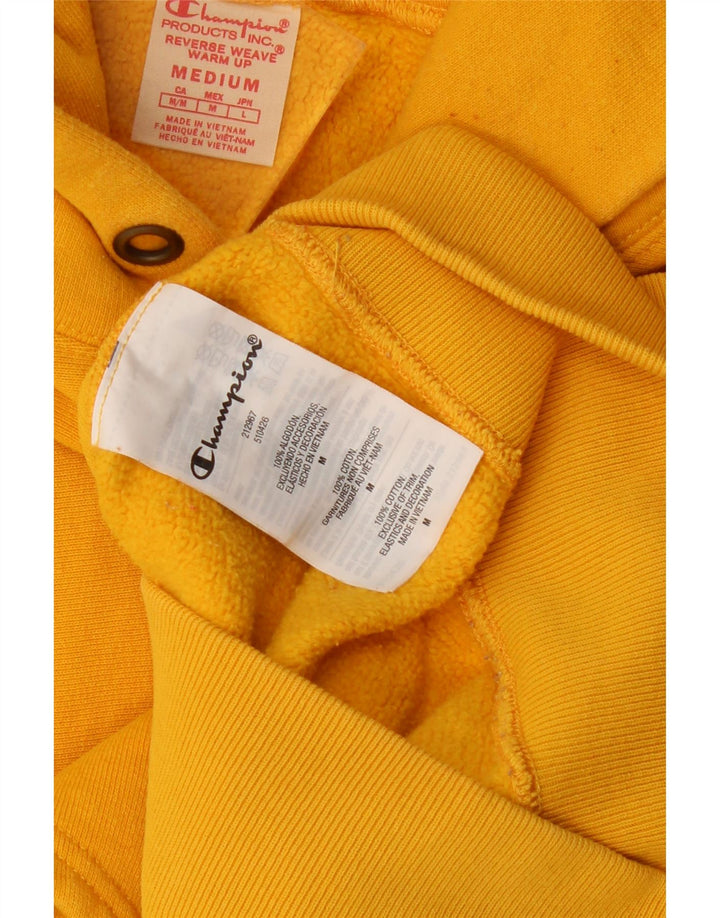 Champion Pull à Capuche Reverse Weave Homme Jaune Moyen Coton